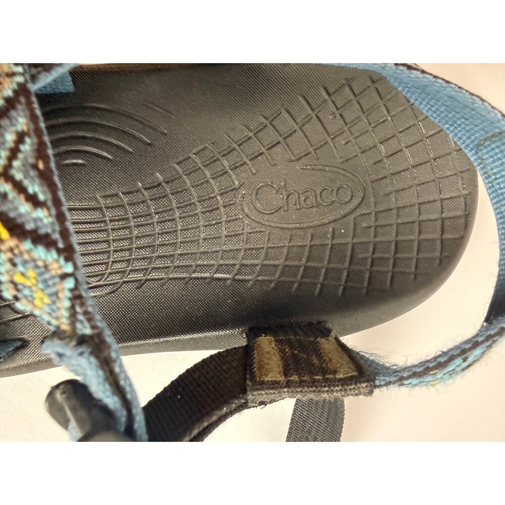 Chaco Z/Volv Men's Sport Sandal Size 13M Blue Geometric Diamond EcoTread Hiking - Picture 3 of 9